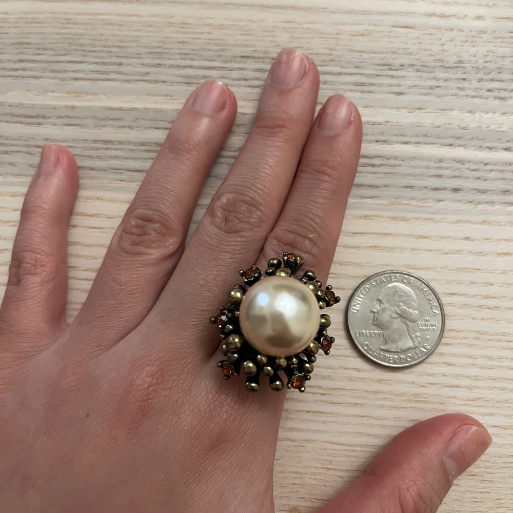 Pearl Fancy Ring size 7